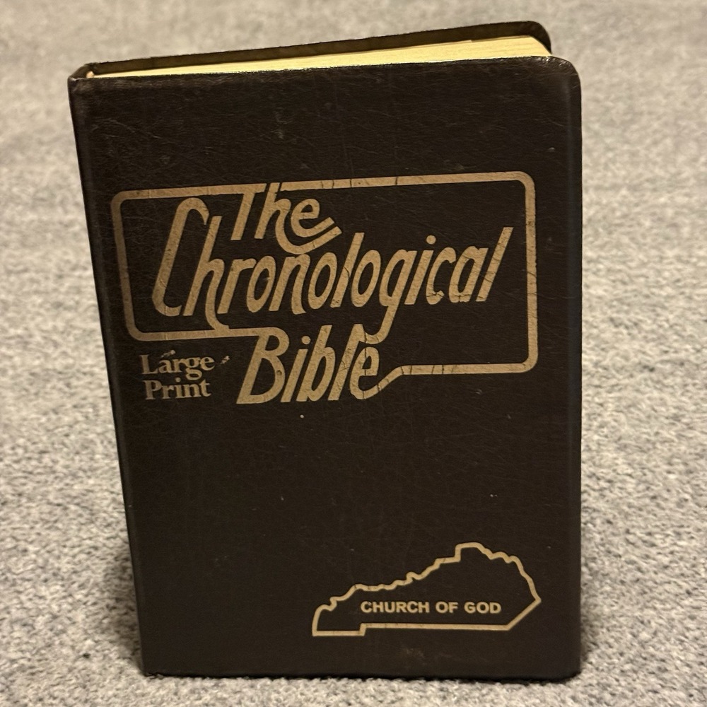 The Chronological Bible LARGE PRINT King James Version 1977 Vintage